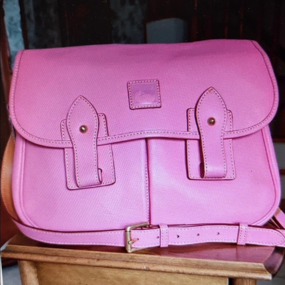 Pink Leather Women's Bag